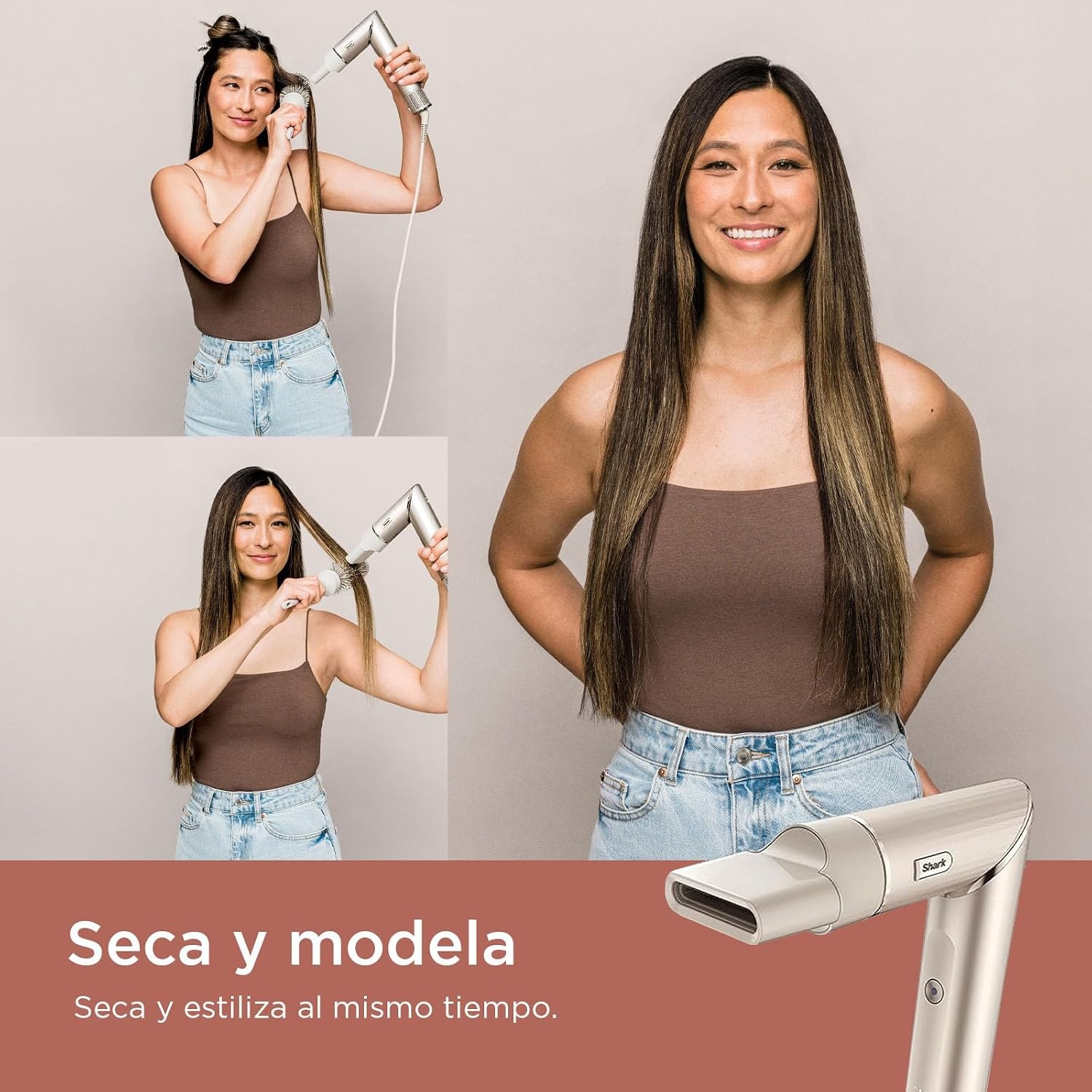 image:imageShark FlexStyle Air MultiStyler amp Drying System Coanda Copper HD433CP No Heat Damage One Twist between Dryer amp Styler 4 Heat3 Airflow Settings Cool ShotFlexstyleCurly Coily Hair