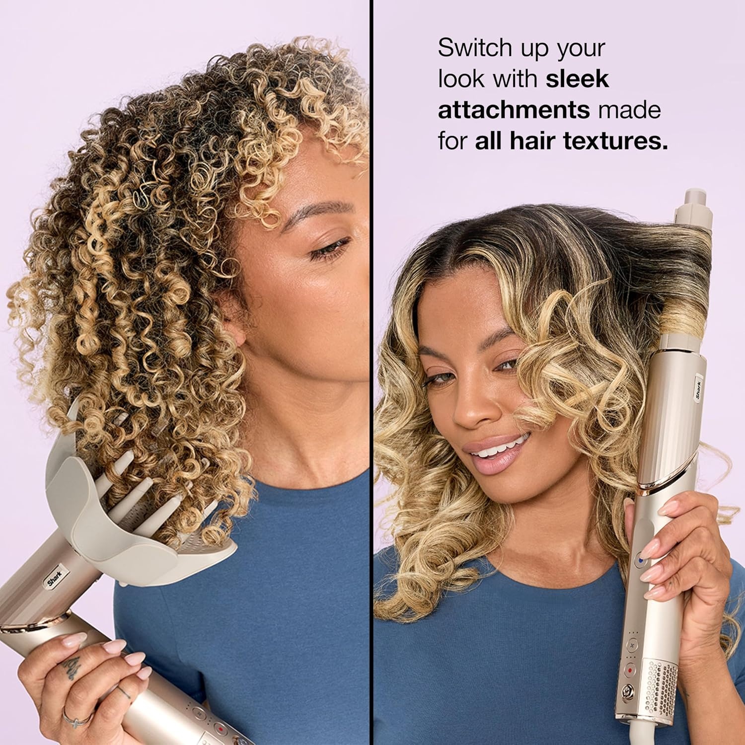 image:imageShark FlexStyle Air MultiStyler amp Drying System Coanda Copper HD433CP No Heat Damage One Twist between Dryer amp Styler 4 Heat3 Airflow Settings Cool ShotCurly Coily Hair