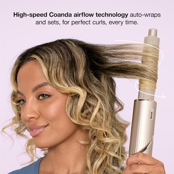 image:imageShark FlexStyle Air MultiStyler amp Drying System Coanda Copper HD433CP No Heat Damage One Twist between Dryer amp Styler 4 Heat3 Airflow Settings Cool ShotCurly Coily Hair