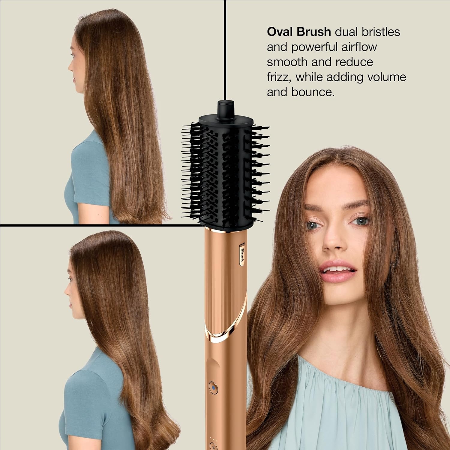 image:imageShark FlexStyle Air MultiStyler amp Drying System Coanda Copper HD433CP No Heat Damage One Twist between Dryer amp Styler 4 Heat3 Airflow Settings Cool ShotFlexstyleCopper
