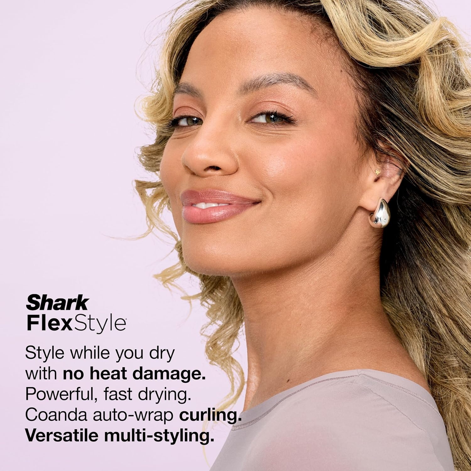 image:imageShark FlexStyle Air MultiStyler amp Drying System Coanda Copper HD433CP No Heat Damage One Twist between Dryer amp Styler 4 Heat3 Airflow Settings Cool ShotStraight Wavy Hair