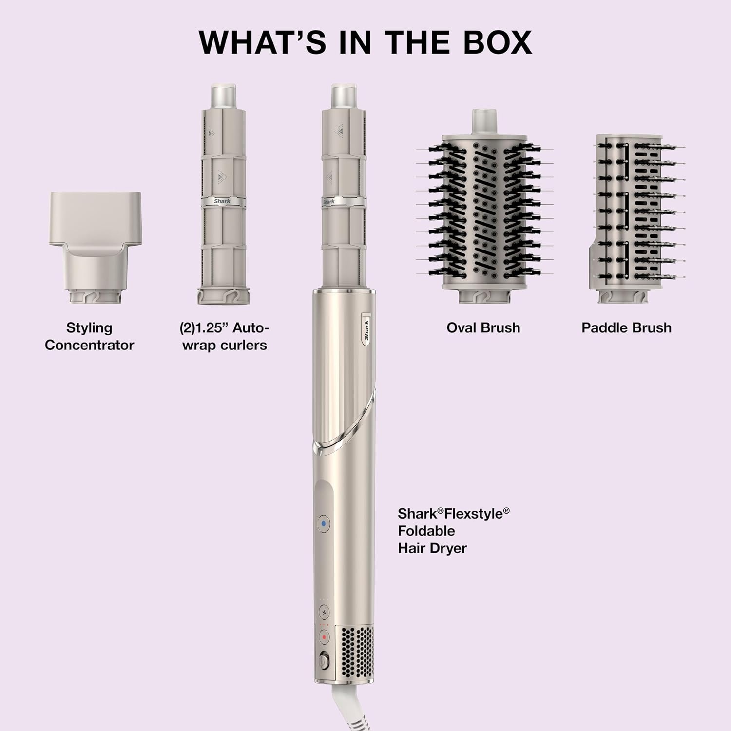 image:imageShark FlexStyle Air MultiStyler amp Drying System Coanda Copper HD433CP No Heat Damage One Twist between Dryer amp Styler 4 Heat3 Airflow Settings Cool ShotStraight Wavy Hair