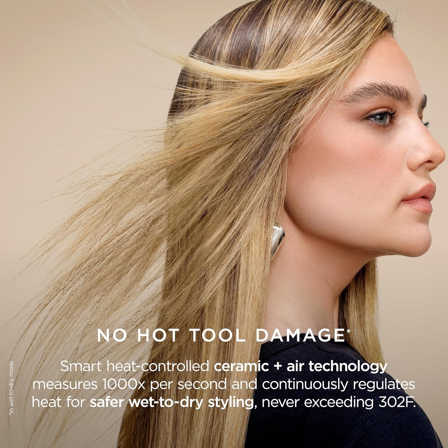 image:imageShark FlexStyle Glam CeramicPowerful Air StylingDrying System HD6052SPK Silki Straightener Glossi Air Glosser WideTooth Comb amp Diffuser Scalp ShieldCurly Coily Hair