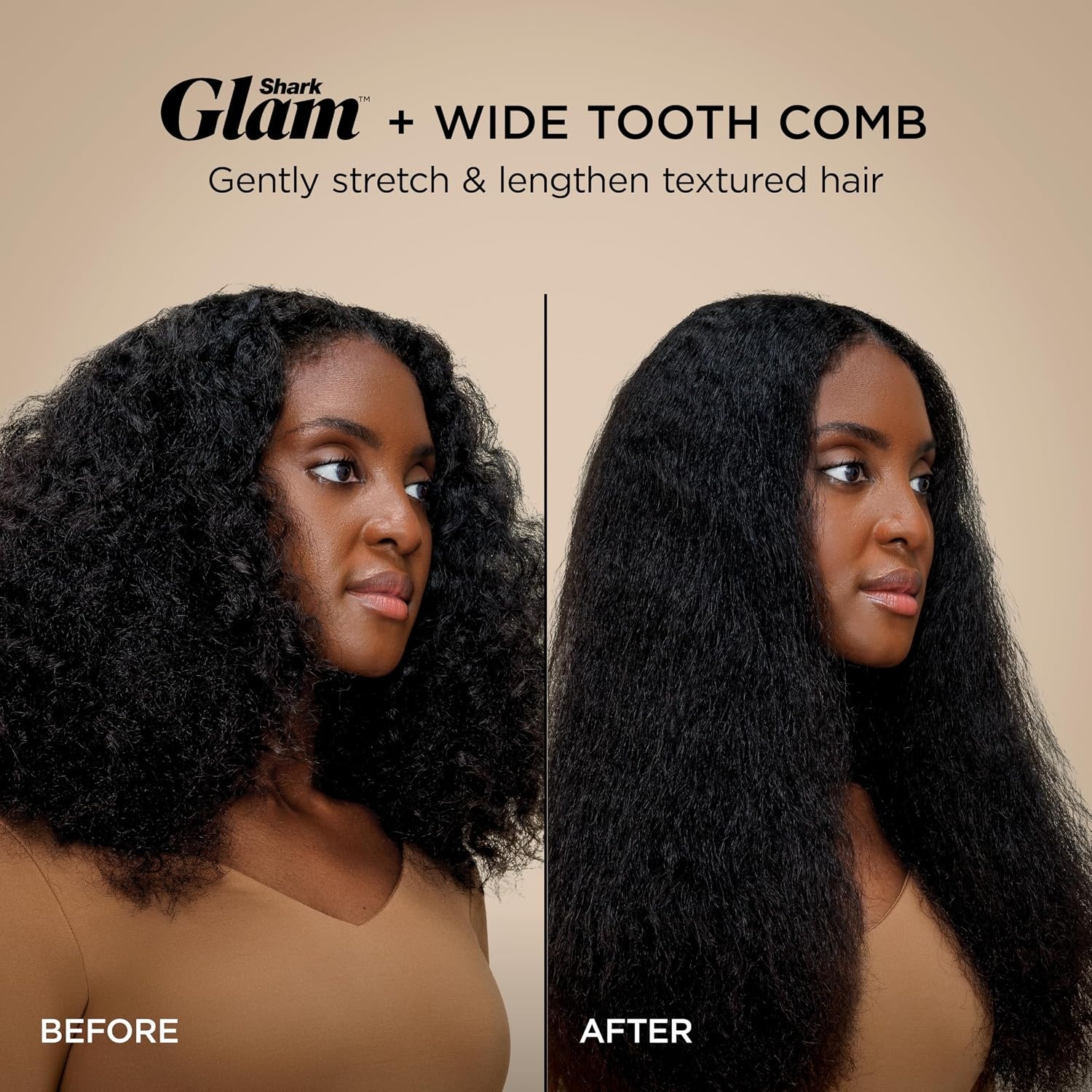 image:imageShark FlexStyle Glam CeramicPowerful Air StylingDrying System HD6052SPK Silki Straightener Glossi Air Glosser WideTooth Comb amp Diffuser Scalp ShieldCurly Coily Hair