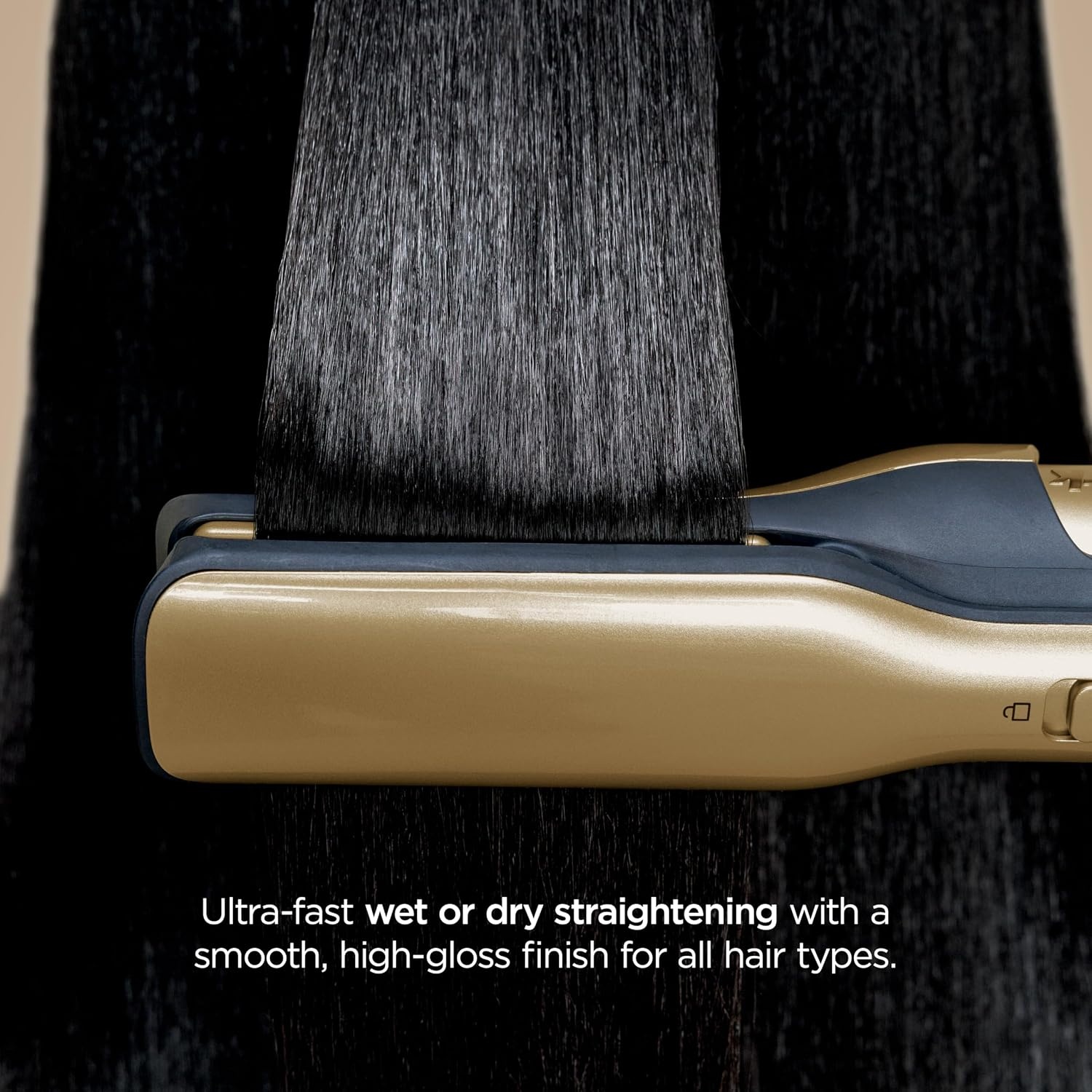 image:imageShark FlexStyle Glam CeramicPowerful Air StylingDrying System HD6052SPK Silki Straightener Glossi Air Glosser WideTooth Comb amp Diffuser Scalp ShieldStraight Wavy Hair Gold