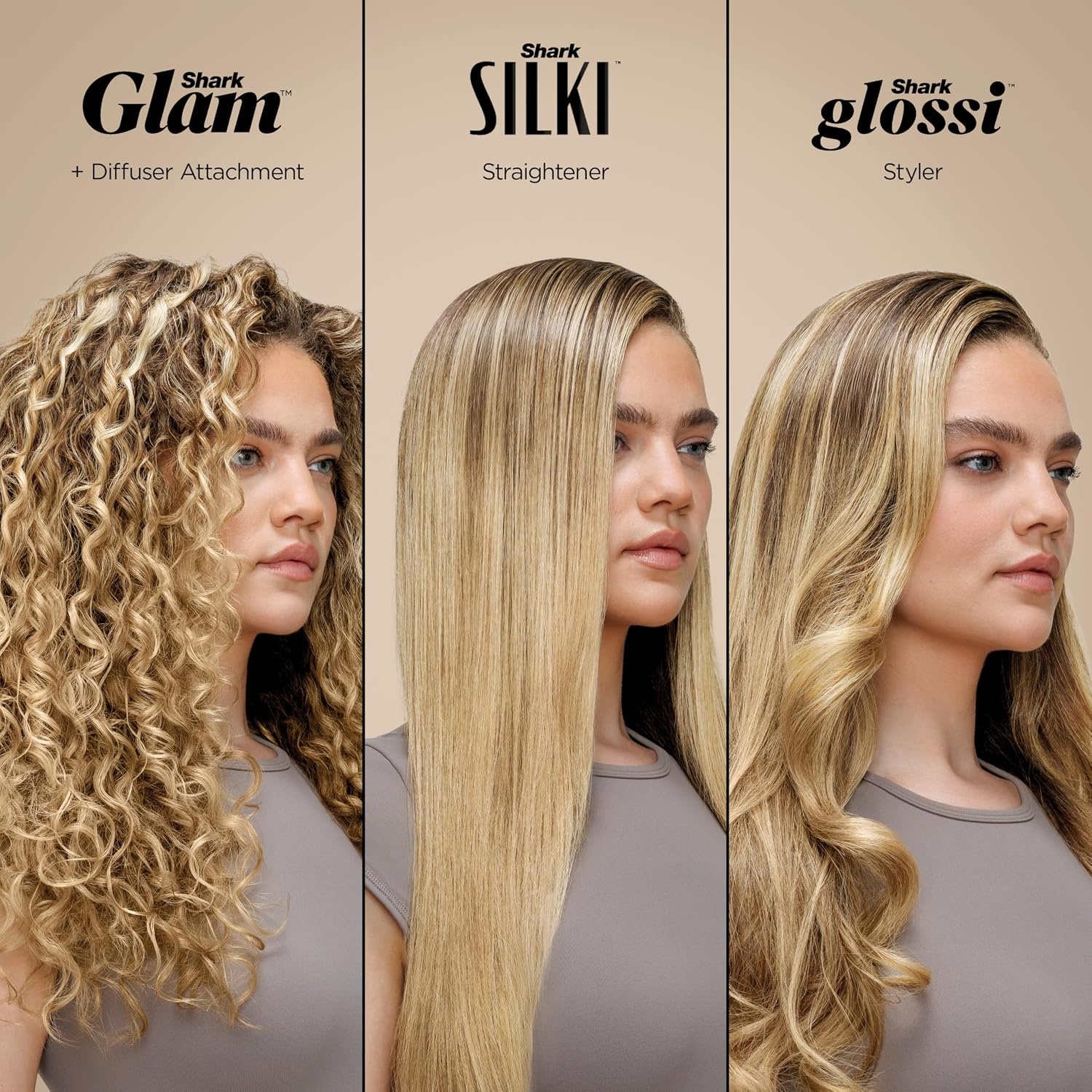 image:imageShark FlexStyle Glam CeramicPowerful Air StylingDrying System HD6052SPK Silki Straightener Glossi Air Glosser WideTooth Comb amp Diffuser Scalp ShieldStarlight Dream Special Edition