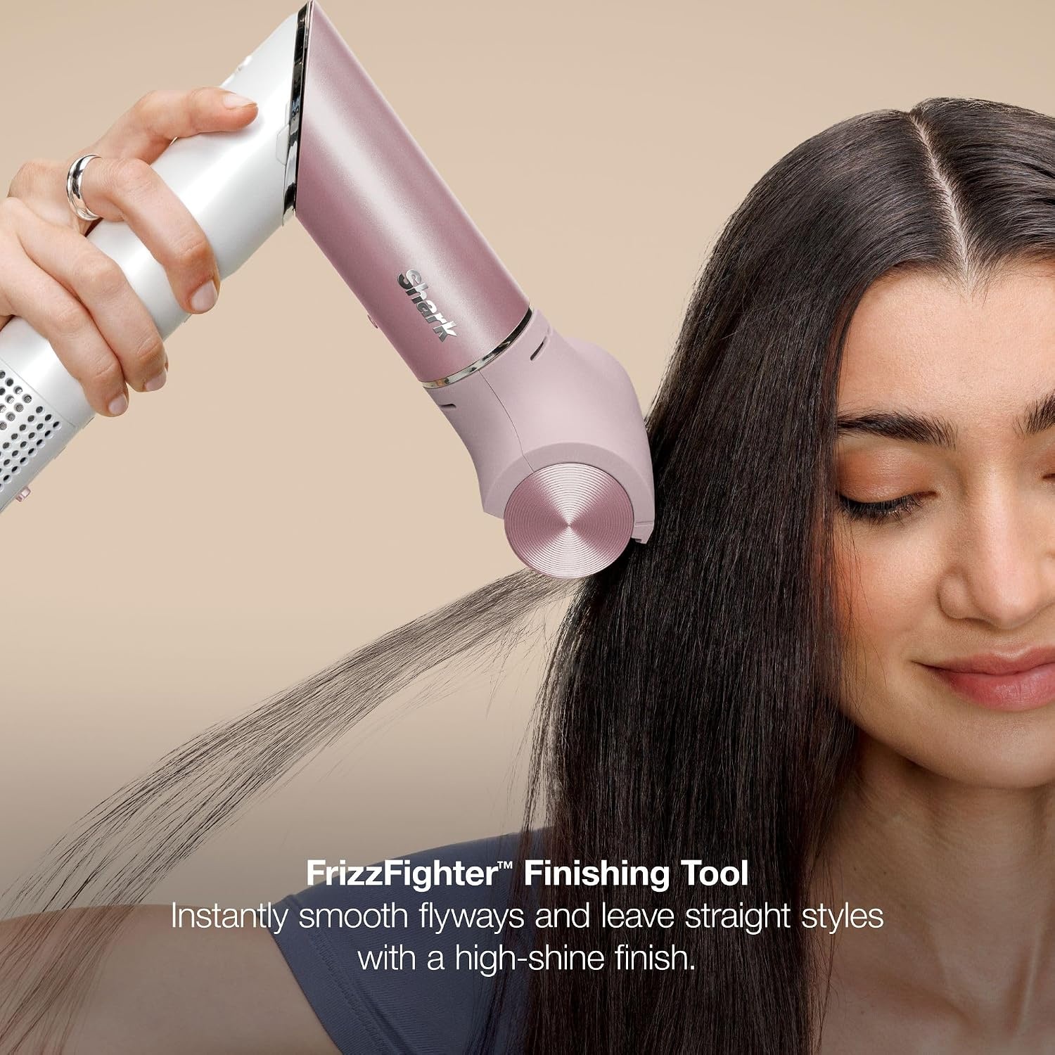 image:imageShark FlexStyle Glam CeramicPowerful Air StylingDrying System HD6052SPK Silki Straightener Glossi Air Glosser WideTooth Comb amp Diffuser Scalp ShieldStraight Wavy Hair Pink
