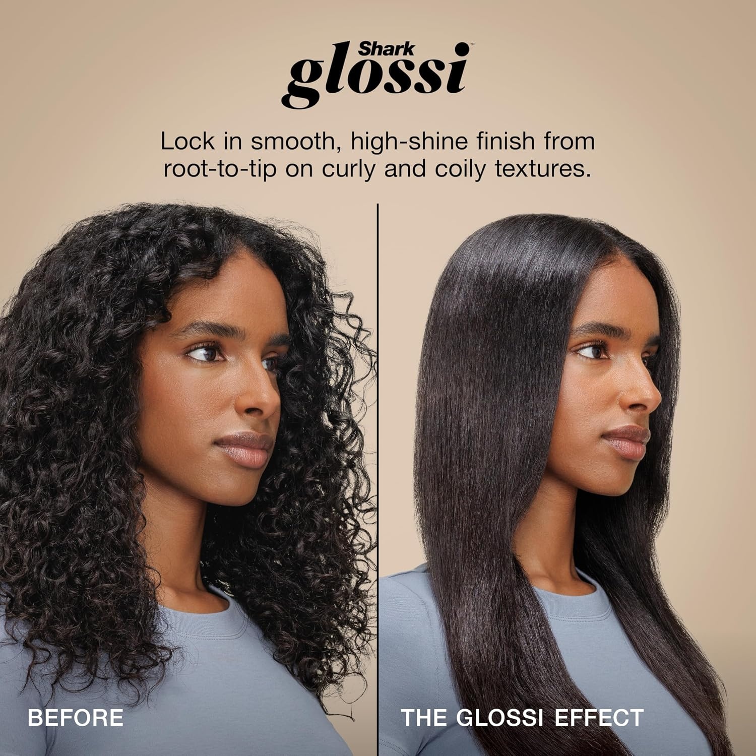 image:imageShark Glossi 2in1 Hot Tool amp Air Glosser Lychee Pink HT302PK 2in1 Hot Tool amp Air Glosser Dries Smooths amp Shines Hair in One Step Using Ceramic Plates amp Powerful AirflowLychee