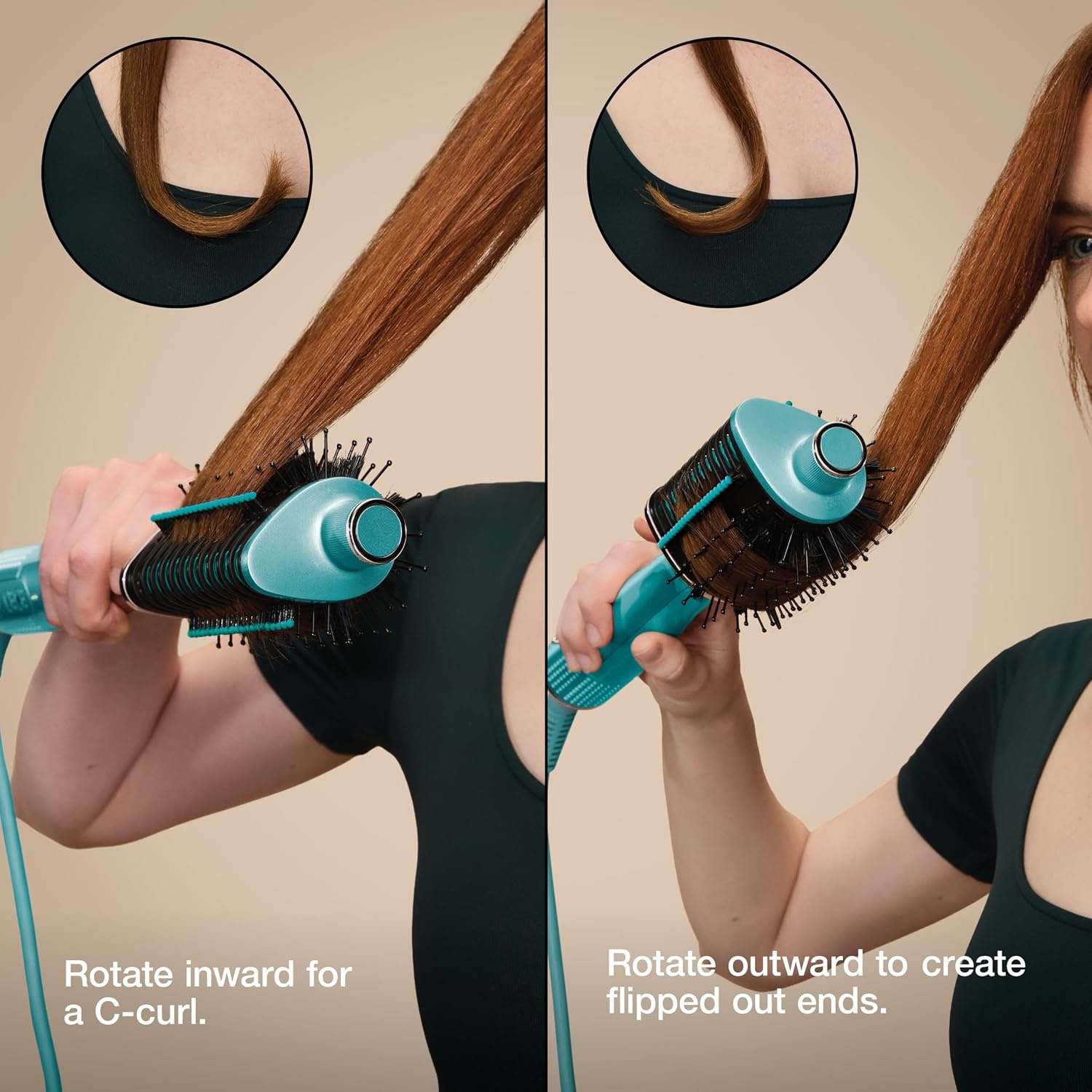 image:imageShark Glossi 2in1 Hot Tool amp Air Glosser Lychee Pink HT302PK 2in1 Hot Tool amp Air Glosser Dries Smooths amp Shines Hair in One Step Using Ceramic Plates amp Powerful AirflowJewel Teal