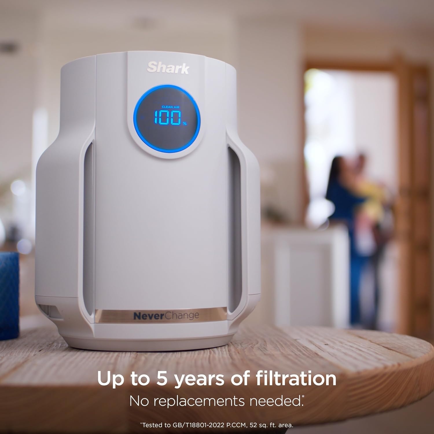 image:imageShark NeverChange Compact Pro Air Purifier HP071BRN Winter Fog For Bedroom Nursery Home Office Dorm HEPAExceeding Filter Captures Pollutants Pet Dander Dust Odor Smoke and MoreDove 250 sq ft