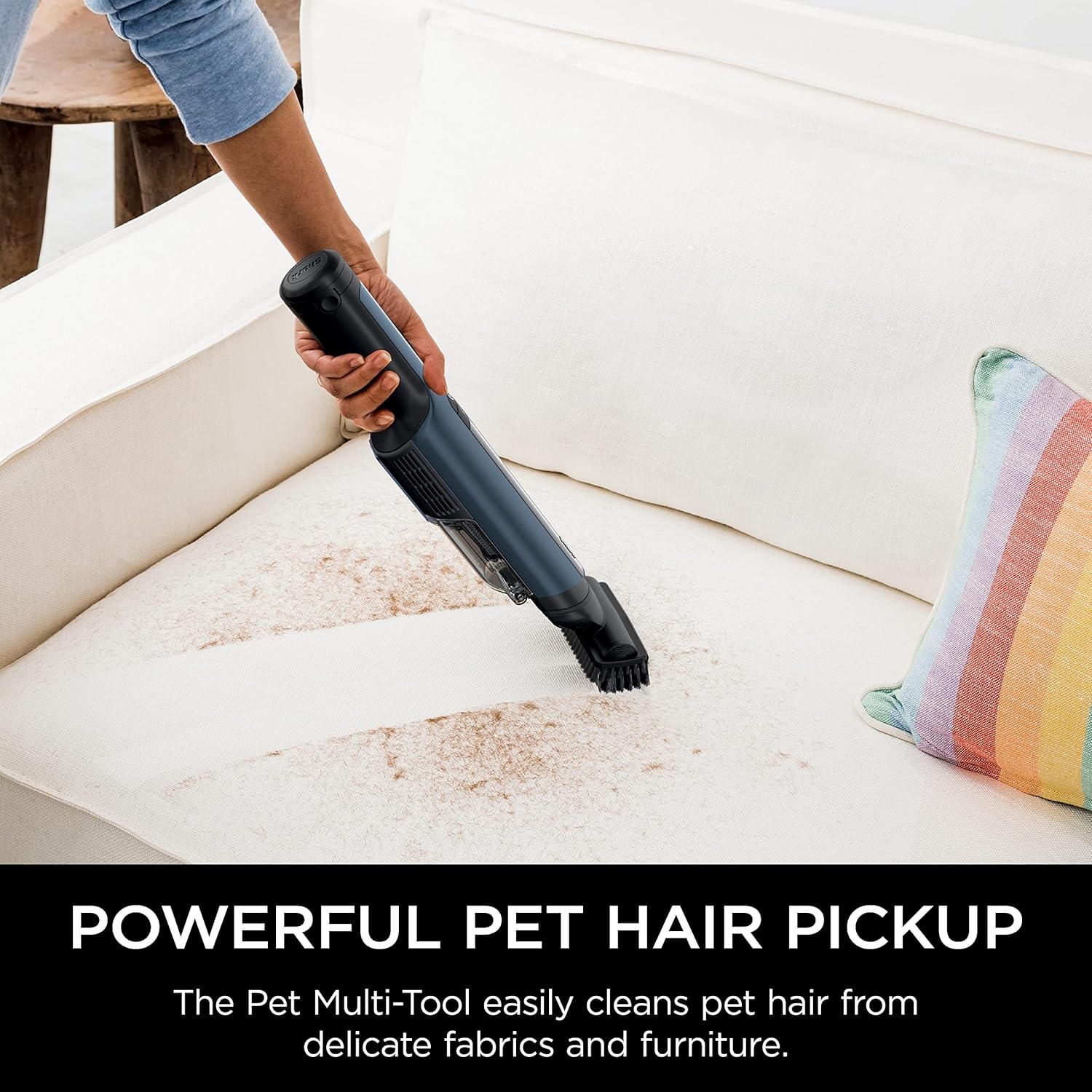 image:imageShark UltraCyclone Pet Pro Plus Cordless Handheld Vacuum Brown CH951BR1 Powerful Suction Portable Vacuum for Car amp Home Pet Power Brush Crevice Tool Scrubbing Brush XL Dust CupDark Blue