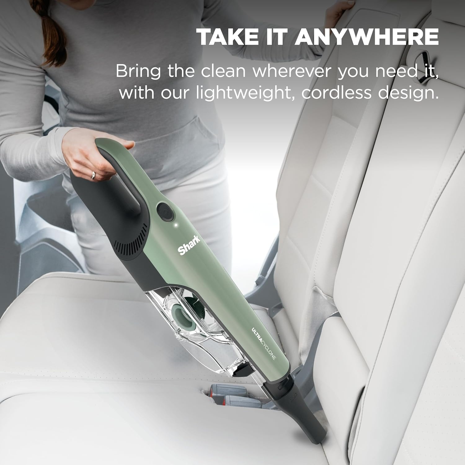 image:imageShark UltraCyclone Pet Pro Plus Cordless Handheld Vacuum Brown CH951BR1 Powerful Suction Portable Vacuum for Car amp Home Pet Power Brush Crevice Tool Scrubbing Brush XL Dust CupGreen