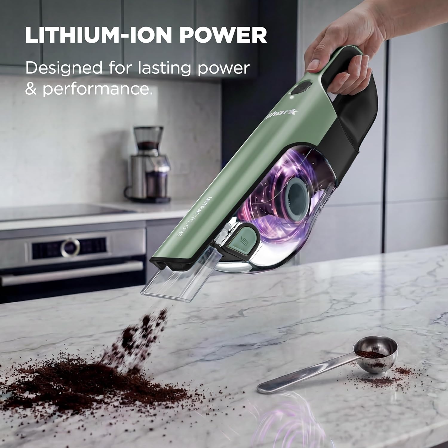 image:imageShark UltraCyclone Pet Pro Plus Cordless Handheld Vacuum Brown CH951BR1 Powerful Suction Portable Vacuum for Car amp Home Pet Power Brush Crevice Tool Scrubbing Brush XL Dust CupGreen