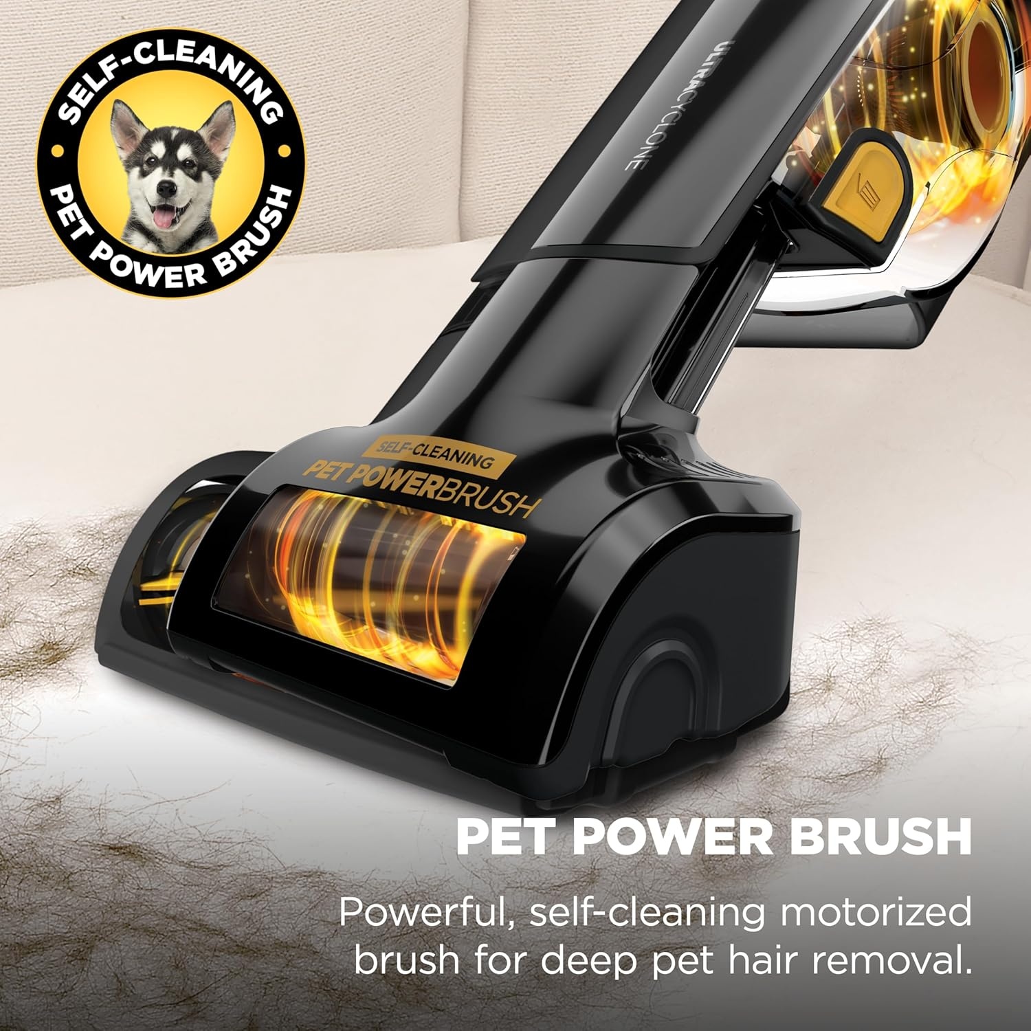 image:imageShark UltraCyclone Pet Pro Plus Cordless Handheld Vacuum Brown CH951BR1 Powerful Suction Portable Vacuum for Car amp Home Pet Power Brush Crevice Tool Scrubbing Brush XL Dust CupBlack