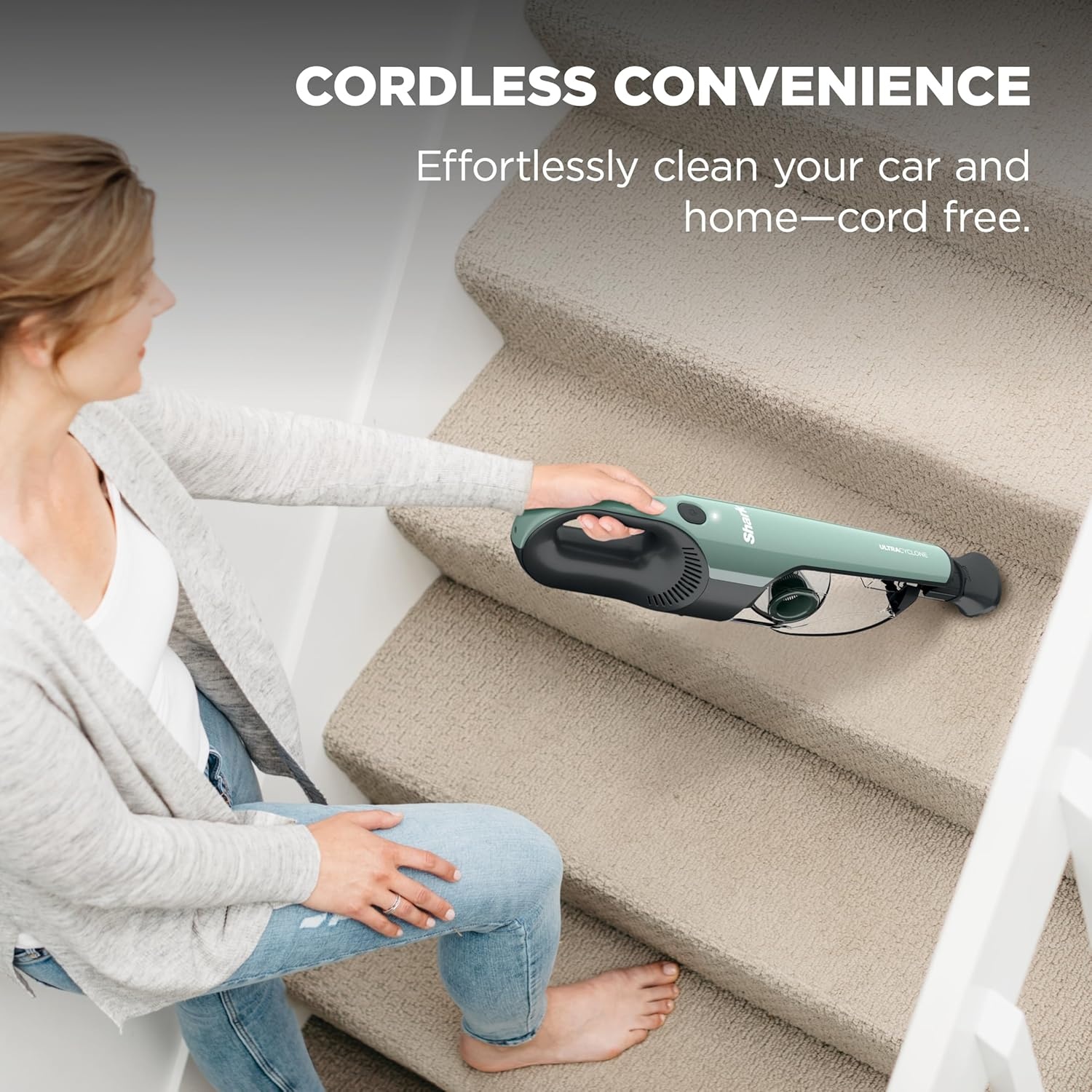 image:imageShark UltraCyclone Pet Pro Plus Cordless Handheld Vacuum Brown CH951BR1 Powerful Suction Portable Vacuum for Car amp Home Pet Power Brush Crevice Tool Scrubbing Brush XL Dust CupGreen