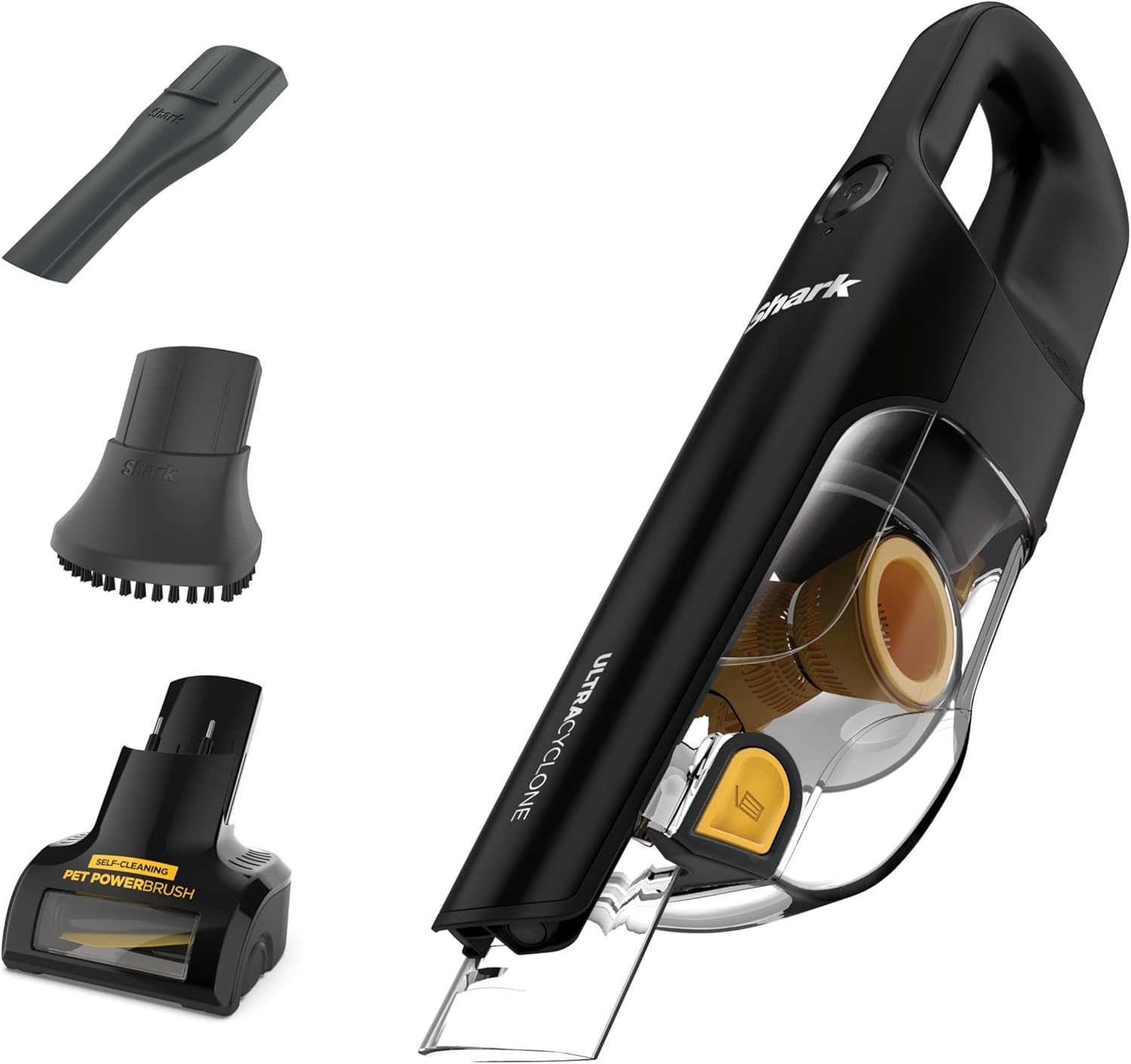 image:imageShark UltraCyclone Pet Pro Plus Cordless Handheld Vacuum Brown CH951BR1 Powerful Suction Portable Vacuum for Car amp Home Pet Power Brush Crevice Tool Scrubbing Brush XL Dust CupBlack