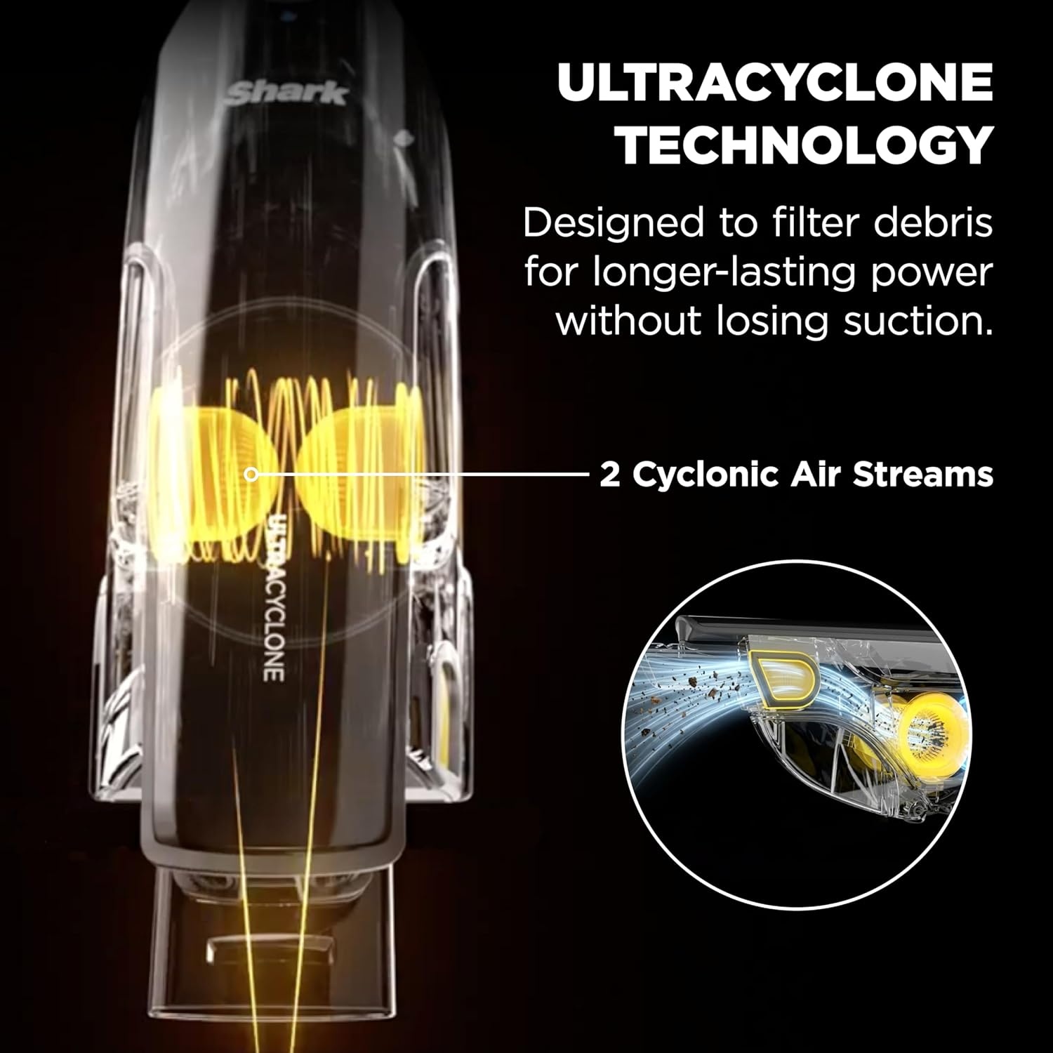 image:imageShark UltraCyclone Pet Pro Plus Cordless Handheld Vacuum Brown CH951BR1 Powerful Suction Portable Vacuum for Car amp Home Pet Power Brush Crevice Tool Scrubbing Brush XL Dust CupBlack