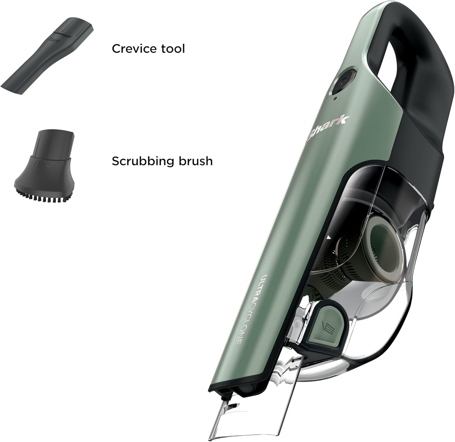 image:imageShark UltraCyclone Pet Pro Plus Cordless Handheld Vacuum Brown CH951BR1 Powerful Suction Portable Vacuum for Car amp Home Pet Power Brush Crevice Tool Scrubbing Brush XL Dust CupGreen