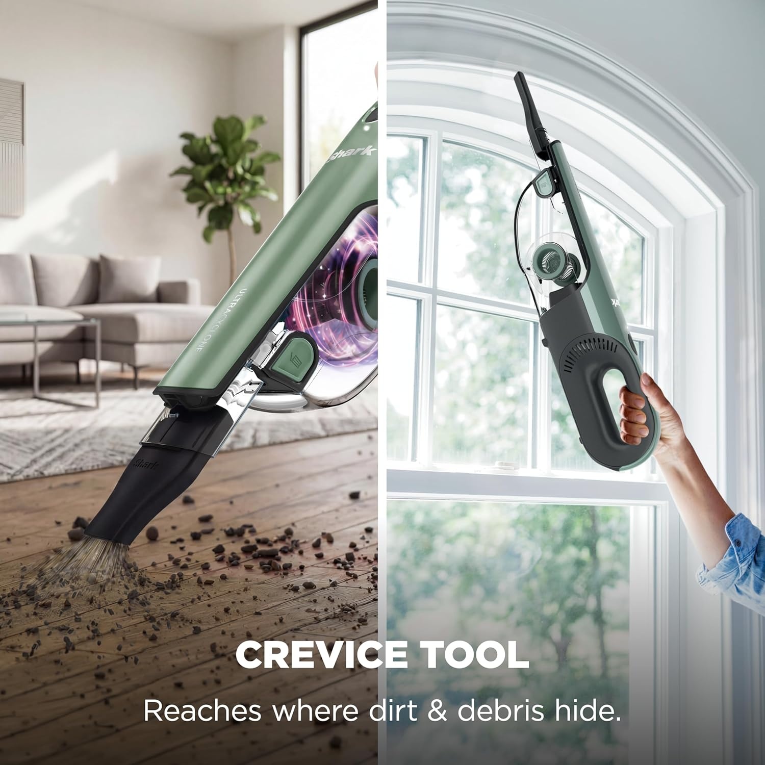 image:imageShark UltraCyclone Pet Pro Plus Cordless Handheld Vacuum Brown CH951BR1 Powerful Suction Portable Vacuum for Car amp Home Pet Power Brush Crevice Tool Scrubbing Brush XL Dust CupGreen