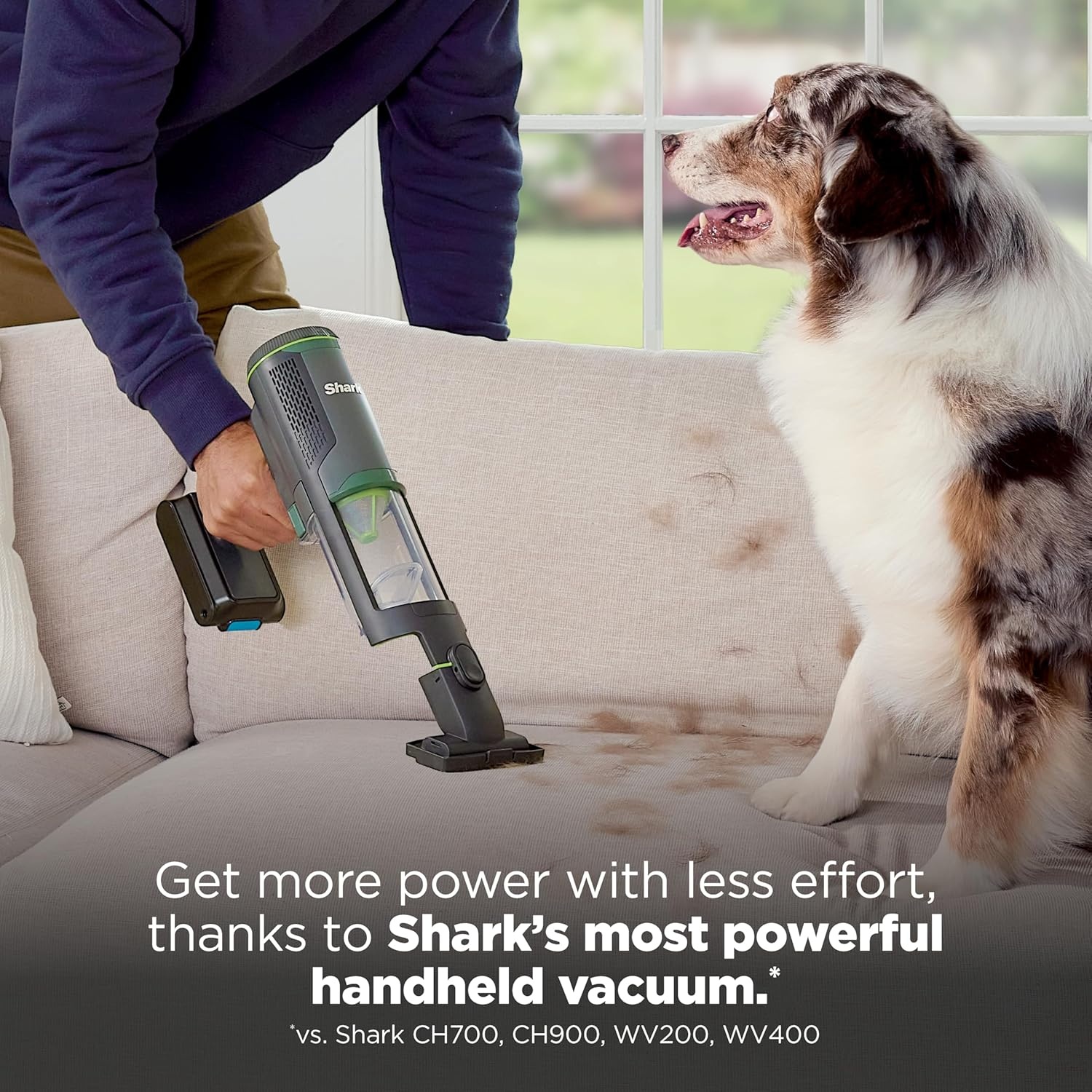 image:imageShark UltraCyclone Pet Pro Plus Cordless Handheld Vacuum Brown CH951BR1 Powerful Suction Portable Vacuum for Car amp Home Pet Power Brush Crevice Tool Scrubbing Brush XL Dust CupCharcoal