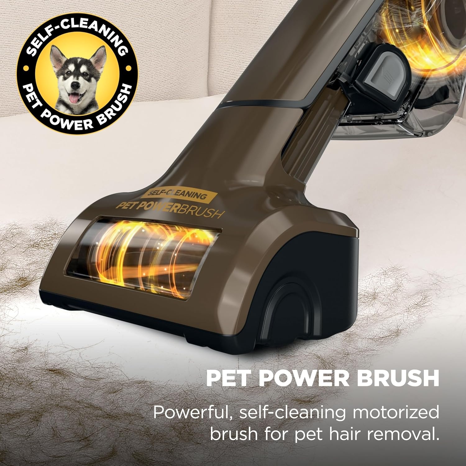 image:imageShark UltraCyclone Pet Pro Plus Cordless Handheld Vacuum Brown CH951BR1 Powerful Suction Portable Vacuum for Car amp Home Pet Power Brush Crevice Tool Scrubbing Brush XL Dust CupBrown