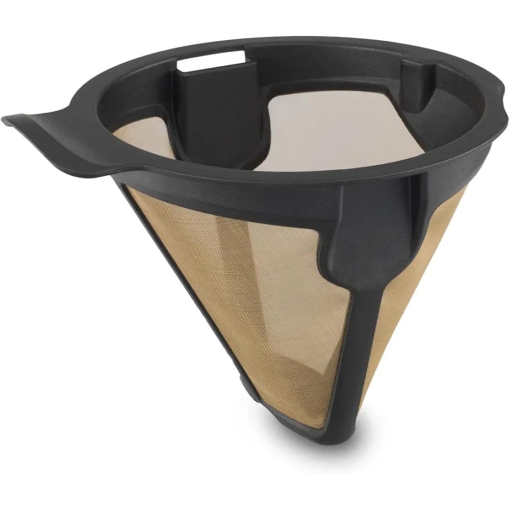 image:imageNinja Coffee Permanent Filter Gold Tone CFP300305307 119KKWCP30 for Hot and Cold Brewed System for Coffee Grounds CP301615 in L x 528 in W x 435 in H