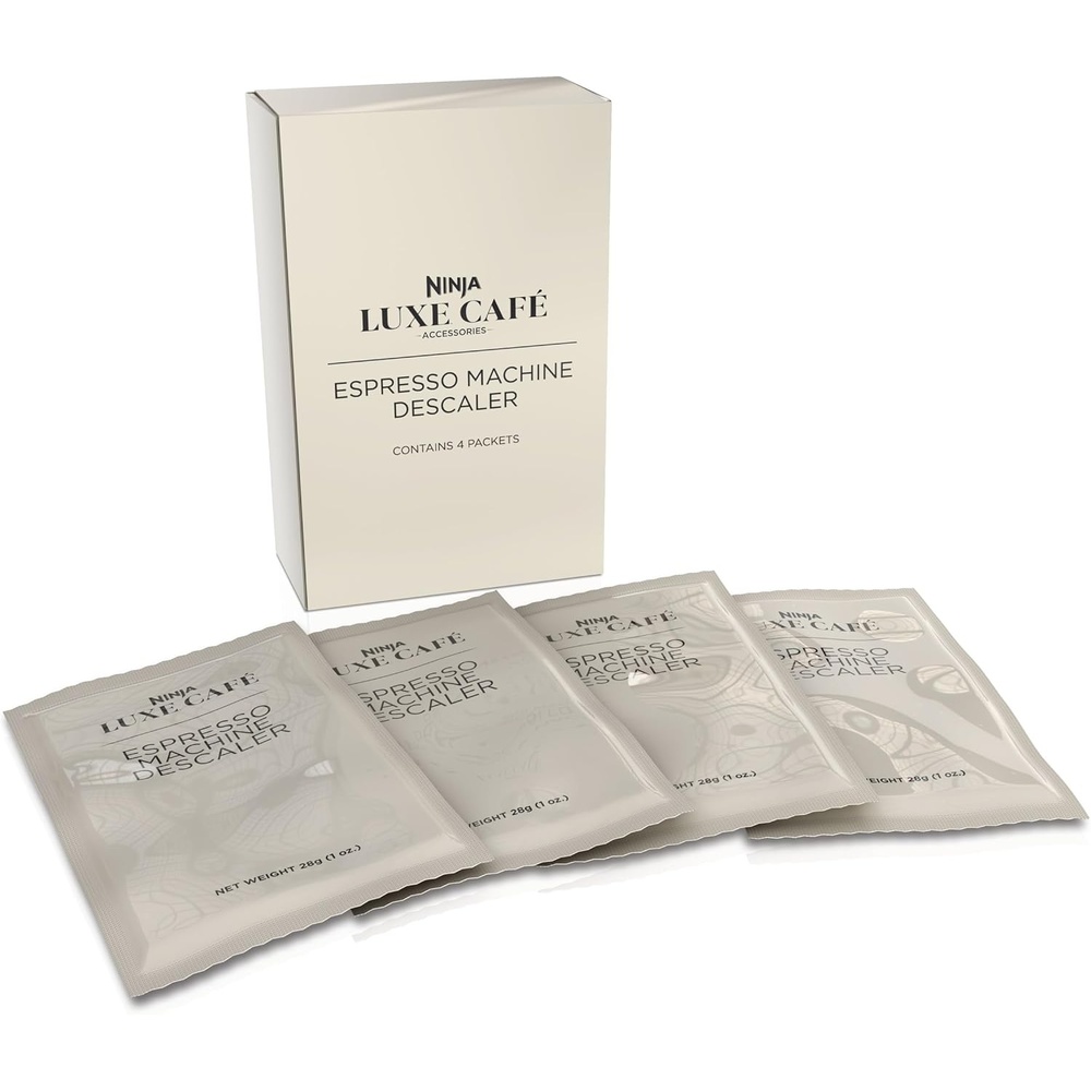 image:imageNinja Luxe Caf Espresso Machine Cleaner 4Pack Descale Powder Espresso amp Coffee Machine Cleaner