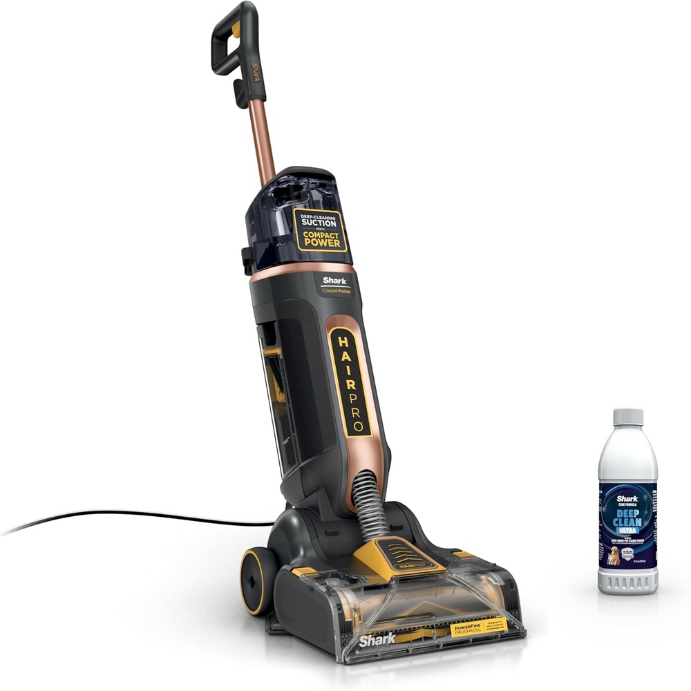 image:imageShark CarpetForce Lightweight Upright Carpet amp Area Rug Cleaner EX501BRN For Carpets amp Area Rugs Lightweight Two Modes DirtDisrupt Brushroll Deep Clean Ultra Dirt amp Odor RemoverCarpetForce HairPro