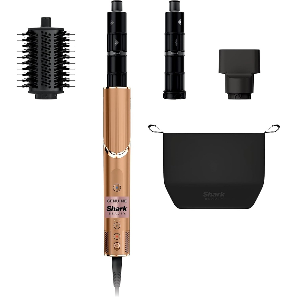 image:imageShark FlexStyle Air MultiStyler amp Drying System Coanda Copper HD433CP No Heat Damage One Twist between Dryer amp Styler 4 Heat3 Airflow Settings Cool ShotFlexstyleCopper