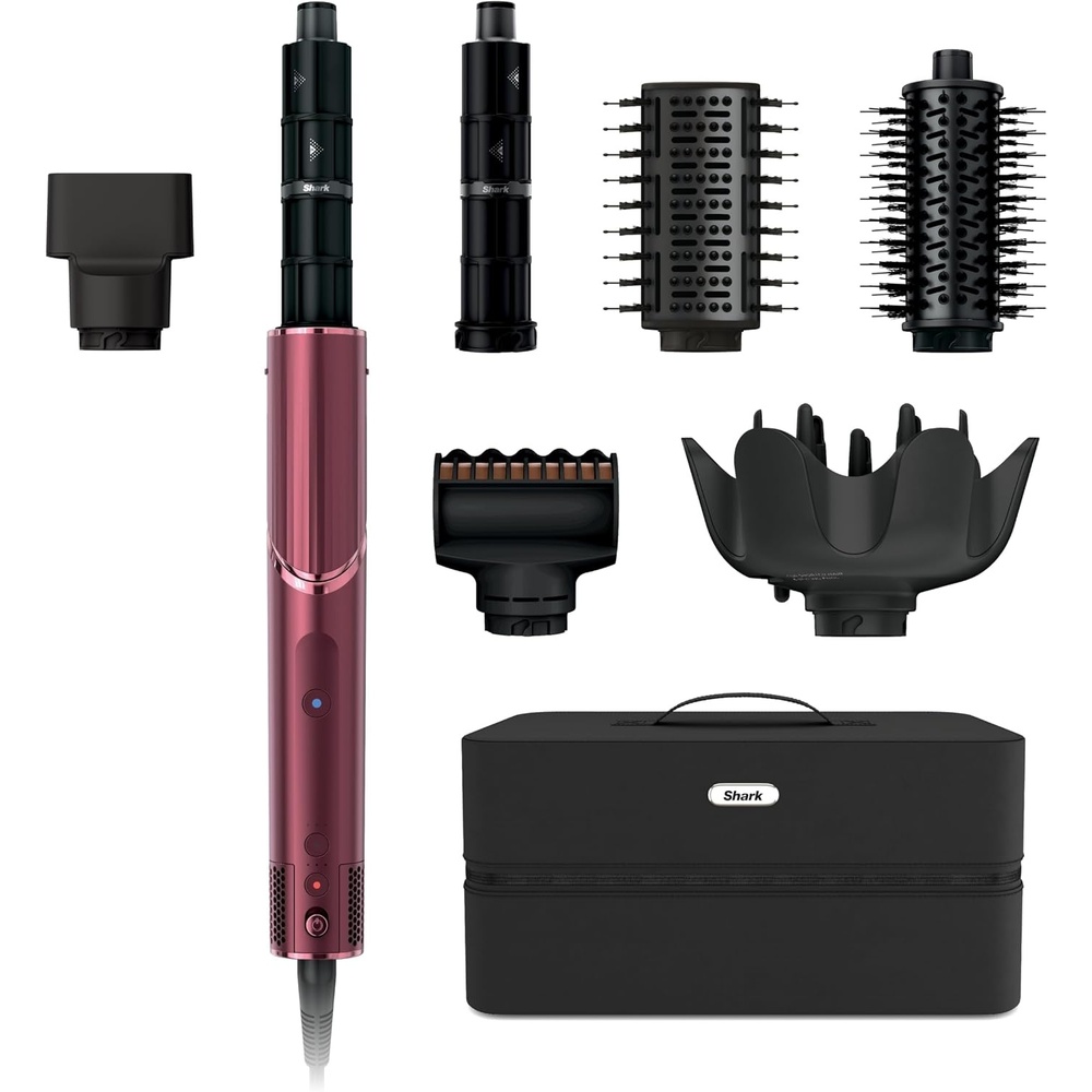 image:imageShark FlexStyle Air MultiStyler amp Drying System Coanda Copper HD433CP No Heat Damage One Twist between Dryer amp Styler 4 Heat3 Airflow Settings Cool ShotAll Hair Types Case