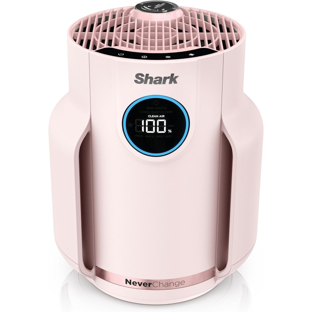 image:imageShark NeverChange Compact Pro Air Purifier HP071BRN Winter Fog For Bedroom Nursery Home Office Dorm HEPAExceeding Filter Captures Pollutants Pet Dander Dust Odor Smoke and MoreQuartz 250 sq ft
