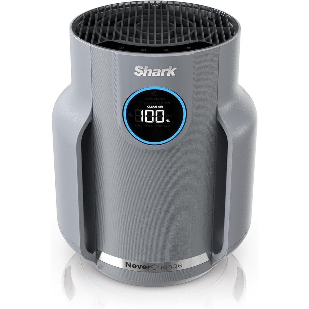 image:imageShark NeverChange Compact Pro Air Purifier HP071BRN Winter Fog For Bedroom Nursery Home Office Dorm HEPAExceeding Filter Captures Pollutants Pet Dander Dust Odor Smoke and MoreWinter Fog 250 sq ft