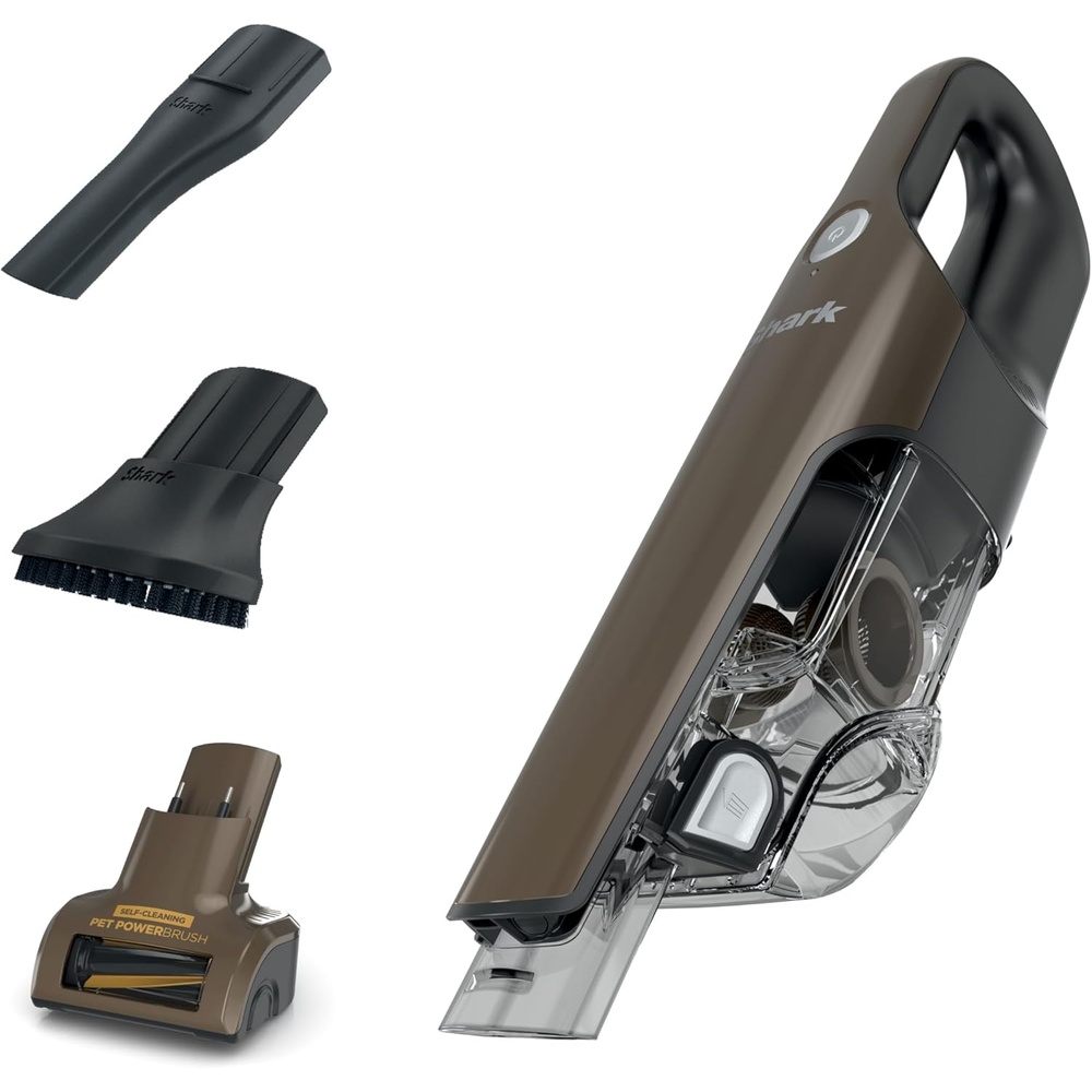 image:imageShark UltraCyclone Pet Pro Plus Cordless Handheld Vacuum Brown CH951BR1 Powerful Suction Portable Vacuum for Car amp Home Pet Power Brush Crevice Tool Scrubbing Brush XL Dust CupBrown