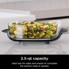 Ninja 6-Cup CleanCrisp Glass Container & Storage Lid, Crispi, XSKSFN6CUP | 450F rated, PFAS and PTFE free, Microwave, freezer and dishwasher-safe(2.5 QT)