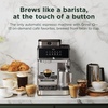 Ninja AutoBarista Fully Automatic Espresso, 10 Drink Options, AE1001 | One Touch Hot & Iced, Built-in Coffee Grinder, Milk Frother, Easy Self-Clean, Latte, Cappuccino, Cold Brew(Black/Stainless)