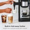 Ninja Coffee Maker, 10-Cup Carafe, Fold-Away Frother, Black, CM401 | Permanent Filter & Removable, Dishwasher Safe Reservoir, 6 Brew Styles, 8 Cup to Travel Mug to Pot Sizes(10 Cup)