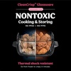 Ninja Crispi Glass Air Fryer, 4-in-1, Cherry Crush, FN101DR | Max crisp, bake, air fry, recrisp, 450F max, 4 Qt and 6 Cup containers, PFAS-free glass