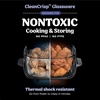 Ninja Crispi Glass Air Fryer, 4-in-1, Green, FN101SG | Max crisp, bake, air fry, recrisp, 450F max, 4 Qt and 6 Cup containers, PFAS-free glass(Frosted Lilac)