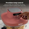 Ninja Crispi Pro Glass Air Fryer, 6-in-1, Cyberspace, AS101CY | Max crisp, air fry, bake, roast, recrisp, dehydrate, 1800W, 450F max, 6Qt, 2.5Qt containers(Amber)