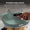 Ninja Crispi Pro Glass Air Fryer, 6-in-1, Cyberspace, AS101CY | Max crisp, air fry, bake, roast, recrisp, dehydrate, 1800W, 450F max, 6Qt, 2.5Qt containers(Ash Grey)