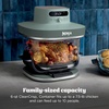 Ninja Crispi Pro Glass Air Fryer, 6-in-1, Cyberspace, AS101CY | Max crisp, air fry, bake, roast, recrisp, dehydrate, 1800W, 450F max, 6Qt, 2.5Qt containers(Ash Grey)
