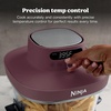 Ninja Crispi Pro Glass Air Fryer, 6-in-1, Cyberspace, AS101CY | Max crisp, air fry, bake, roast, recrisp, dehydrate, 1800W, 450F max, 6Qt, 2.5Qt containers(Cherry)