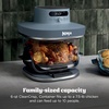 Ninja Crispi Pro Glass Air Fryer, 6-in-1, Cyberspace, AS101CY | Max crisp, air fry, bake, roast, recrisp, dehydrate, 1800W, 450F max, 6Qt, 2.5Qt containers(Cyberspace)