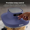 Ninja Crispi Pro Glass Air Fryer, 6-in-1, Cyberspace, AS101CY | Max crisp, air fry, bake, roast, recrisp, dehydrate, 1800W, 450F max, 6Qt, 2.5Qt containers(Deep Amethyst)