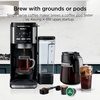 Ninja Drip Coffee Maker, DualBrew Pro Hot & Iced, Black, CFP101 | Single Serve to Carafe, Brew with Pods & Grounds, Compatible with K Cups, 3 Brew Styles, 60oz Removable Reservoir(Paper Filter)