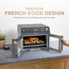 Ninja French Door Premier Air Fry Oven, 10-in-1, 20.3 Qt, Stainless, FO101 | 450F cyclonic air, PFAS-free surface, Air fry, sear crisp, bake, broil, toast, dehydrate(Cyberspace)