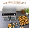 Ninja French Door Premier Air Fry Oven, 10-in-1, 20.3 Qt, Stainless, FO101 | 450F cyclonic air, PFAS-free surface, Air fry, sear crisp, bake, broil, toast, dehydrate(Silver)