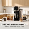 Ninja Fresh Brew Coffee Maker, 12 Cup Glass Carafe, Stainless Steel, CE251(Ninja DualBrew Coffee Maker Premium)