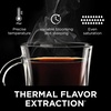 Ninja Hot and Cold Brewed System, Auto-iQ Tea and Coffee Maker with 6 Brew Sizes, 50 fluid ounces, 5 Brew Styles, Frother, Coffee & Tea Baskets with Glass Carafe (CP301),Black(Glass Carafe)