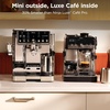 Ninja Luxe Café Mini, Espresso Machine & Drip Coffee, Stainless, ES301 | Built-in Burr Grinder, Precision Scale & Manual Steam Wand, Lattes, Cappuccinos & More(Luxe Café Mini)